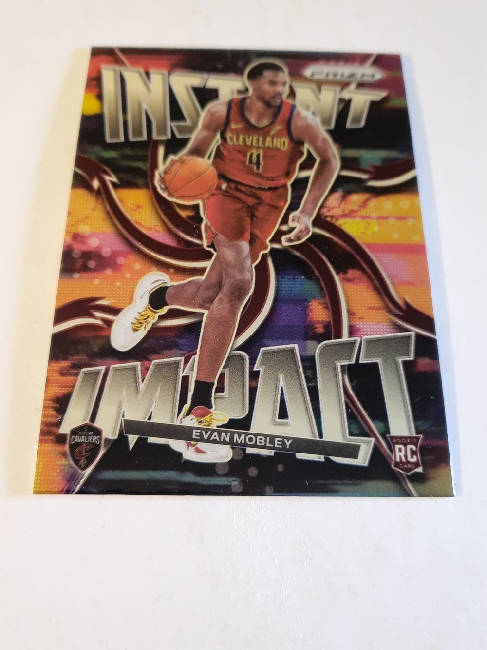 Evan Mobley 2021-22 Panini Prizm Instant Impact Rookie #23 Cavaliers